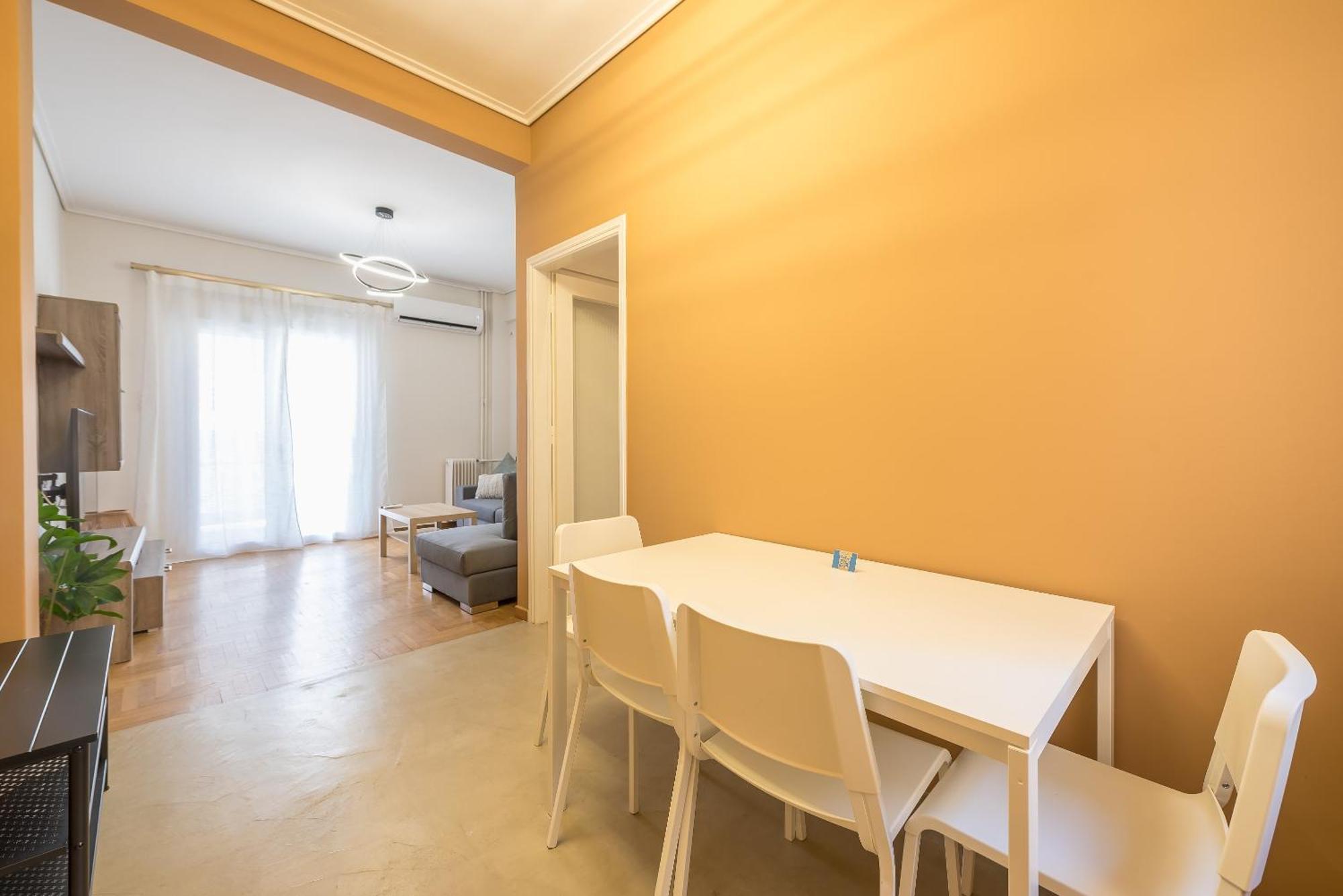 アテネStylish 2 Bd Urban Retreat Near Panormou Metroアパートメント エクステリア 写真